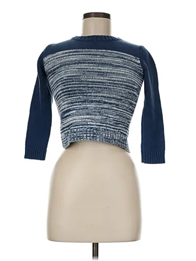 Pre-owned Assorted Brands Pullover Sweater In Blue
