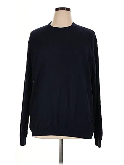 Pre-owned Assorted Brands Pullover Sweater In Blue