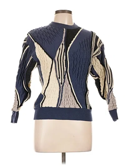 Pre-owned Assorted Brands Pullover Sweater In Blue
