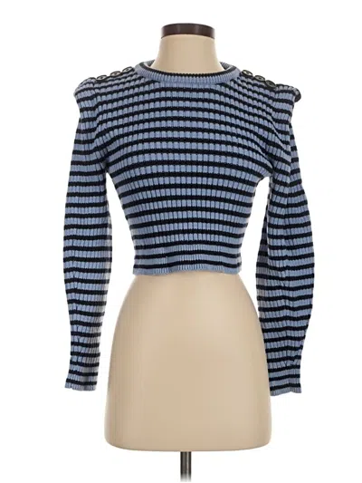 Pre-owned Assorted Brands Pullover Sweater In Blue