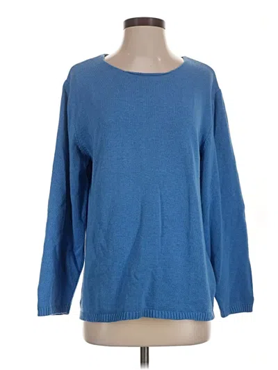 Pre-owned Assorted Brands Pullover Sweater In Blue