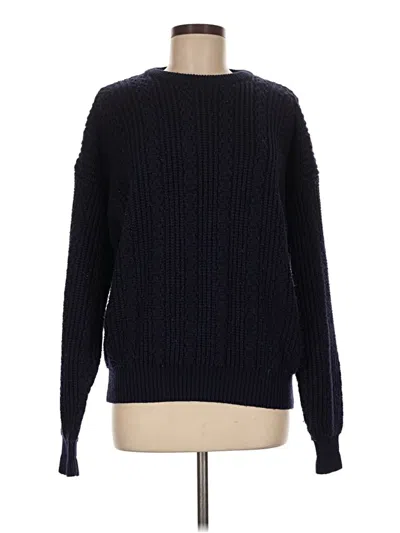 Pre-owned Assorted Brands Pullover Sweater In Blue