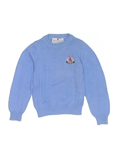 Pre-owned Assorted Brands Kids' Pullover Sweater In Blue