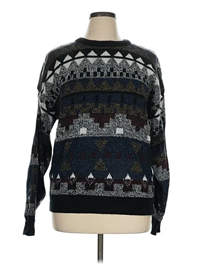 Pre-owned Assorted Brands Pullover Sweater In Blue