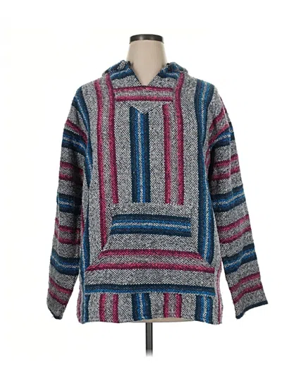 Pre-owned Assorted Brands Pullover Sweater In Blue