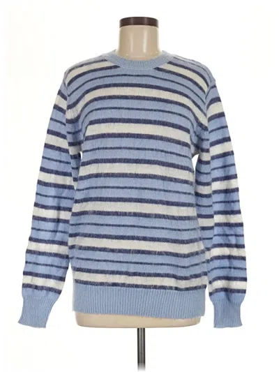 Pre-owned Assorted Brands Pullover Sweater In Blue