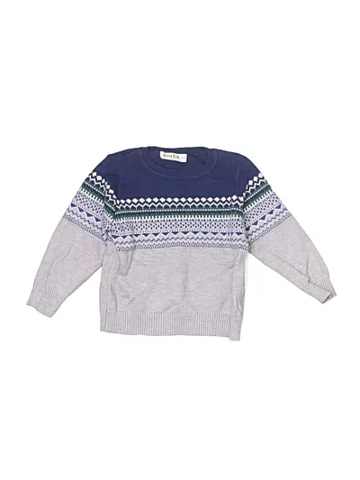 Pre-owned Assorted Brands Kids' Pullover Sweater In Blue