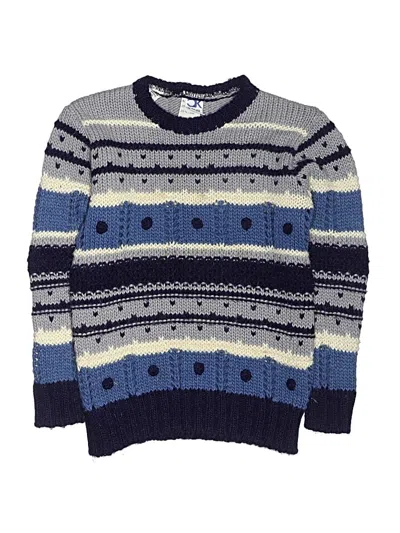 Pre-owned Assorted Brands Kids' Pullover Sweater In Blue