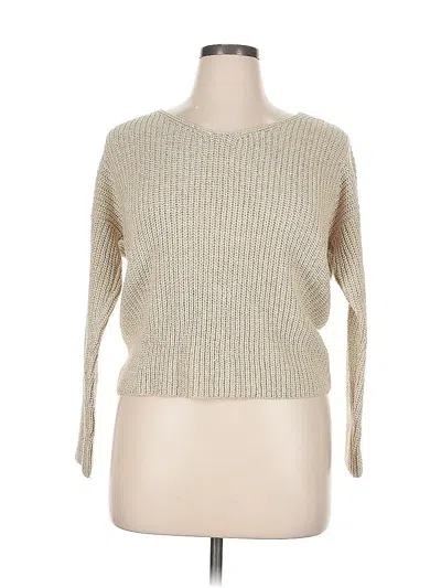 Pre-owned Assorted Brands Pullover Sweater In Brown