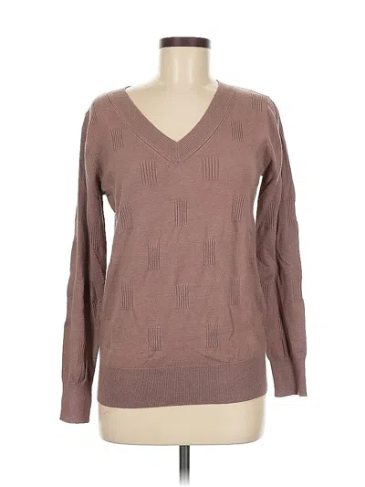 Pre-owned Assorted Brands Pullover Sweater In Brown