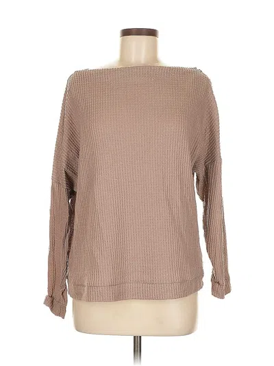 Pre-owned Assorted Brands Pullover Sweater In Brown