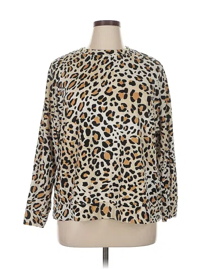 Pre-owned Assorted Brands Pullover Sweater In Brown