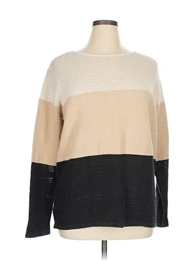 Pre-owned Assorted Brands Pullover Sweater In Brown