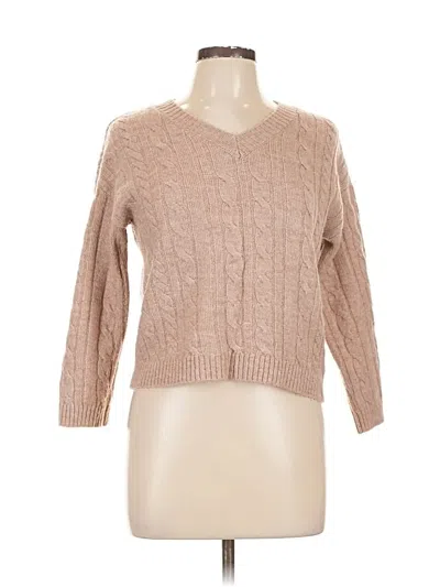 Pre-owned Assorted Brands Pullover Sweater In Brown