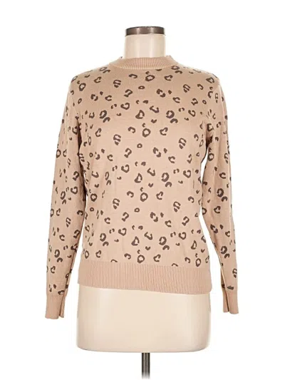 Pre-owned Assorted Brands Pullover Sweater In Brown