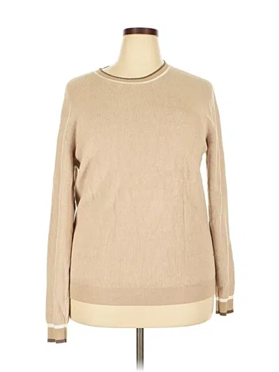 Pre-owned Assorted Brands Pullover Sweater In Brown