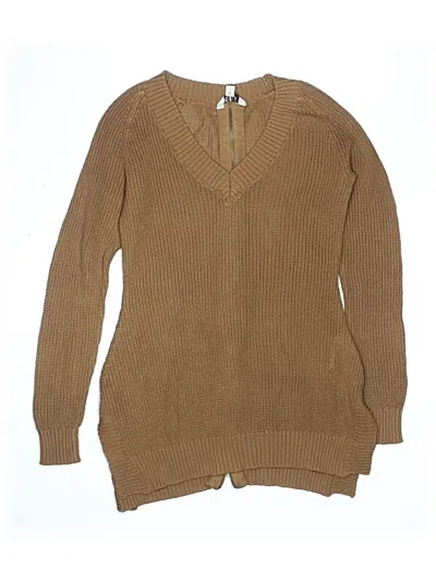 Pre-owned Assorted Brands Pullover Sweater In Brown