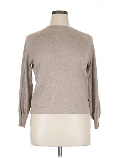Pre-owned Assorted Brands Pullover Sweater In Brown