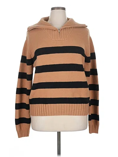 Pre-owned Assorted Brands Pullover Sweater In Brown