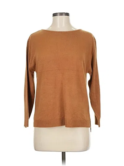 Pre-owned Assorted Brands Pullover Sweater In Brown
