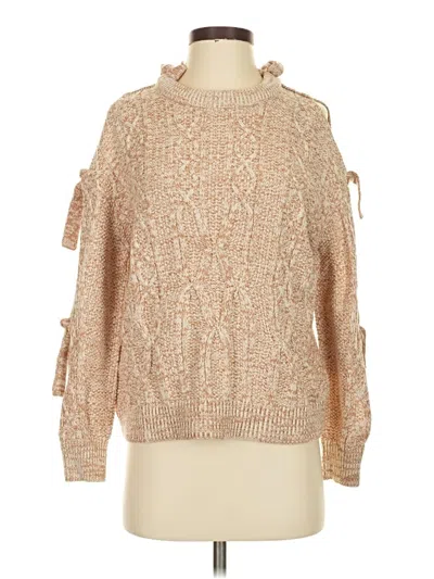 Pre-owned Assorted Brands Pullover Sweater In Brown