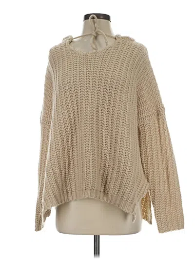 Pre-owned Assorted Brands Pullover Sweater In Brown