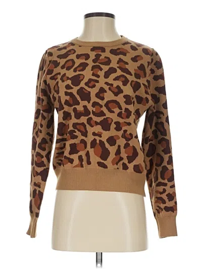 Pre-owned Assorted Brands Pullover Sweater In Brown