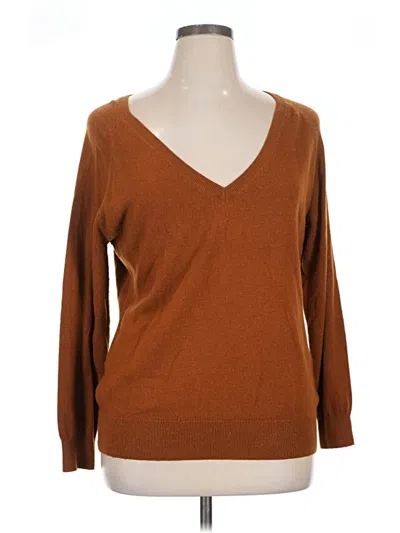 Pre-owned Assorted Brands Pullover Sweater In Brown