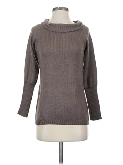 Pre-owned Assorted Brands Pullover Sweater In Brown