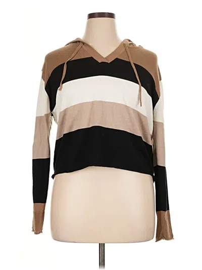 Pre-owned Assorted Brands Pullover Sweater In Brown