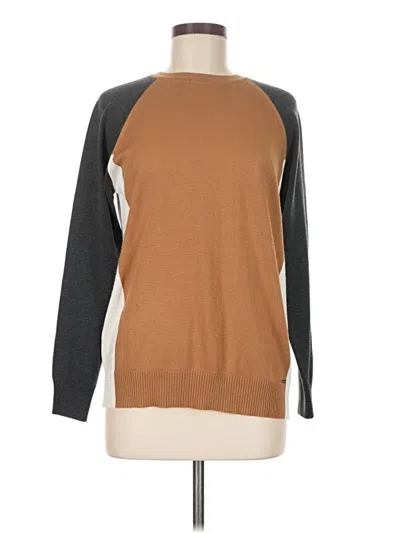 Pre-owned Assorted Brands Pullover Sweater In Brown
