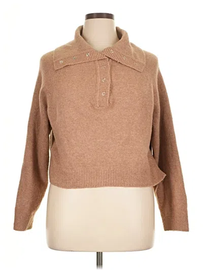 Pre-owned Assorted Brands Pullover Sweater In Brown