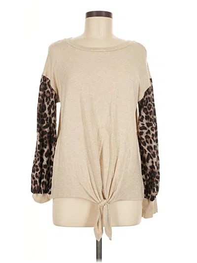 Pre-owned Assorted Brands Pullover Sweater In Brown