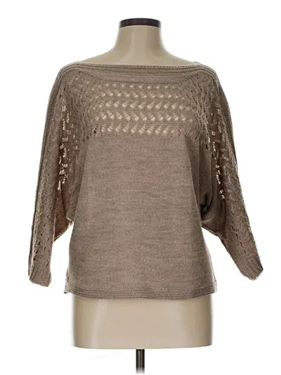 Pre-owned Assorted Brands Pullover Sweater In Brown