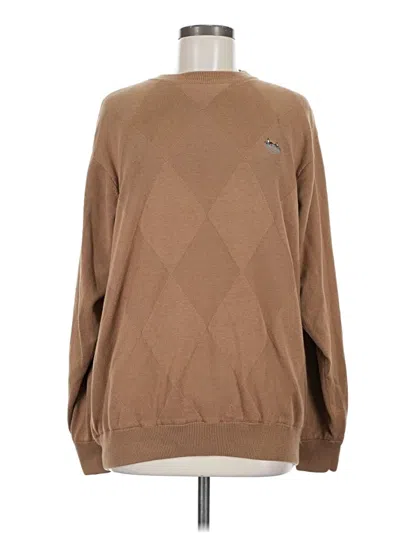 Pre-owned Assorted Brands Pullover Sweater In Brown