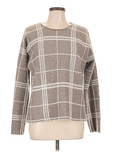 Pre-owned Assorted Brands Pullover Sweater In Brown