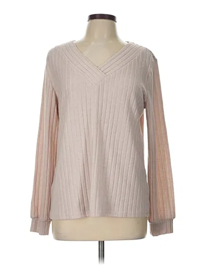 Pre-owned Assorted Brands Pullover Sweater In Brown