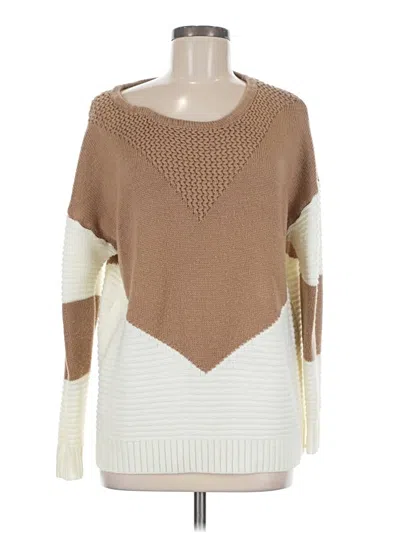 Pre-owned Assorted Brands Pullover Sweater In Brown