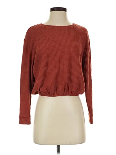 Pre-owned Assorted Brands Pullover Sweater In Brown