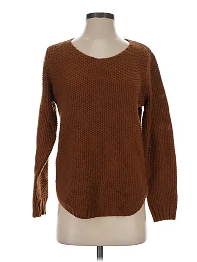Pre-owned Assorted Brands Pullover Sweater In Brown