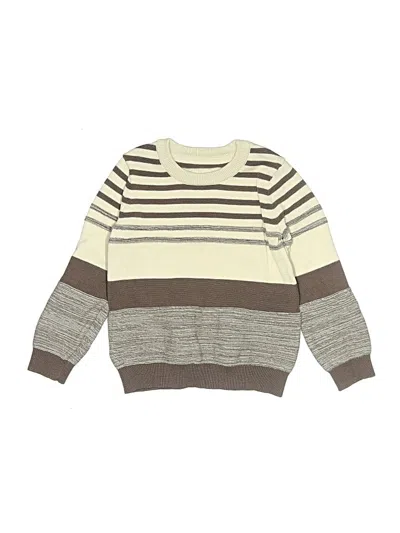 Pre-owned Assorted Brands Kids' Pullover Sweater In Brown