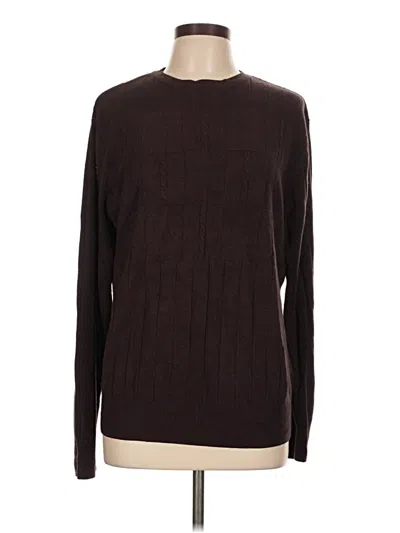 Pre-owned Assorted Brands Pullover Sweater In Brown