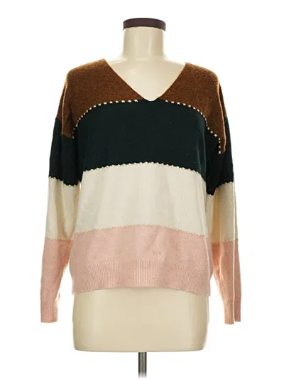 Pre-owned Assorted Brands Pullover Sweater In Brown