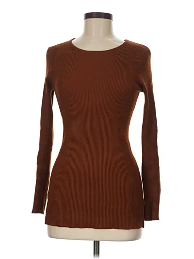 Pre-owned Assorted Brands Pullover Sweater In Brown