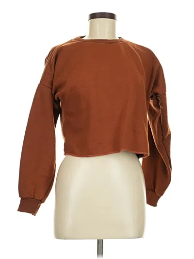 Pre-owned Assorted Brands Pullover Sweater In Brown