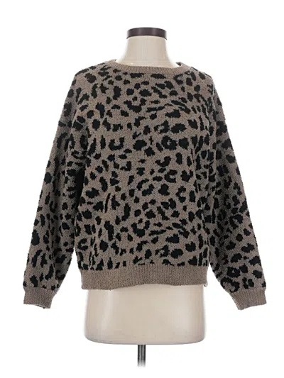 Pre-owned Assorted Brands Pullover Sweater In Brown