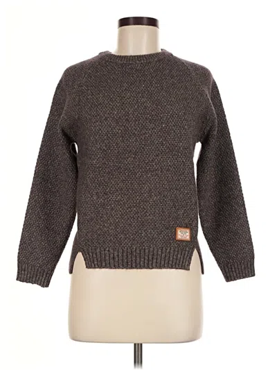 Pre-owned Assorted Brands Pullover Sweater In Brown