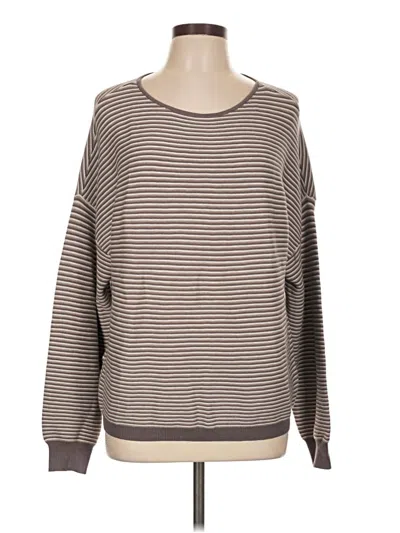 Pre-owned Assorted Brands Pullover Sweater In Brown