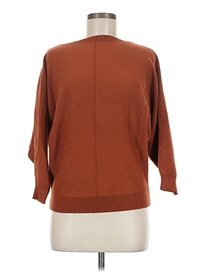 Pre-owned Assorted Brands Pullover Sweater In Brown