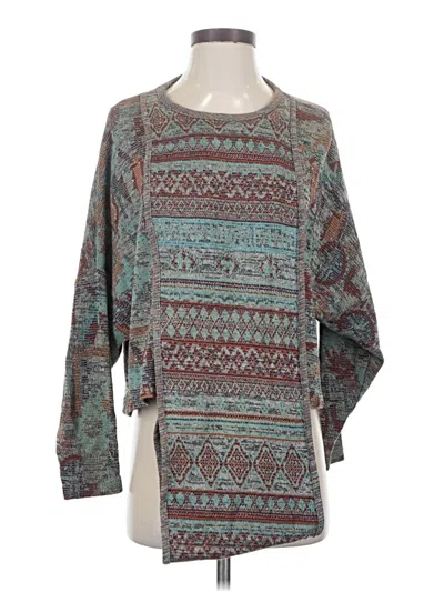 Pre-owned Assorted Brands Pullover Sweater In Brown